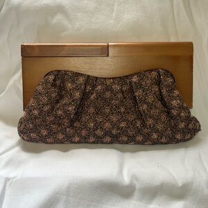 Elegant Brown Clutch Bag